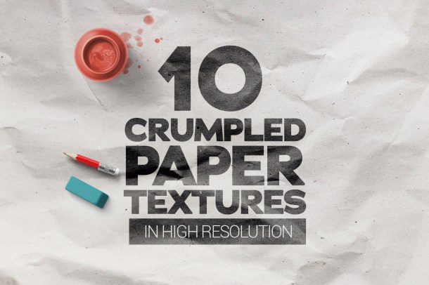 1 Crumpled Paper Textures x10 (2340)